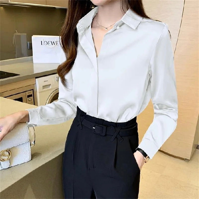 Camicia office lady viscosa elegante