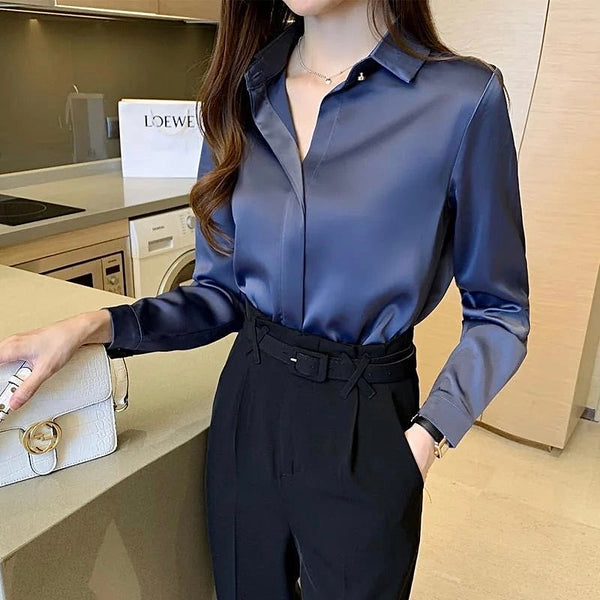 Camicia office lady viscosa elegante