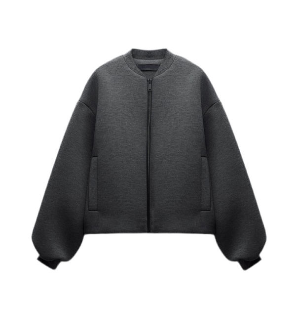 Bomber effetto neoprene