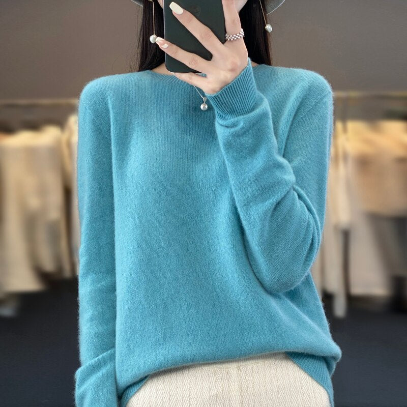 Maglione in cashmere varie colorazioni