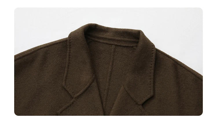 Cappotto lungo retrò doppio petto F/W 2024