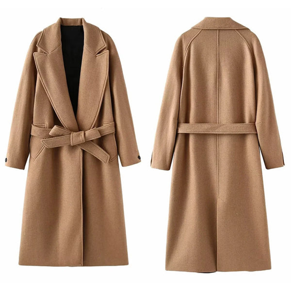 Cappotto con allacciatura