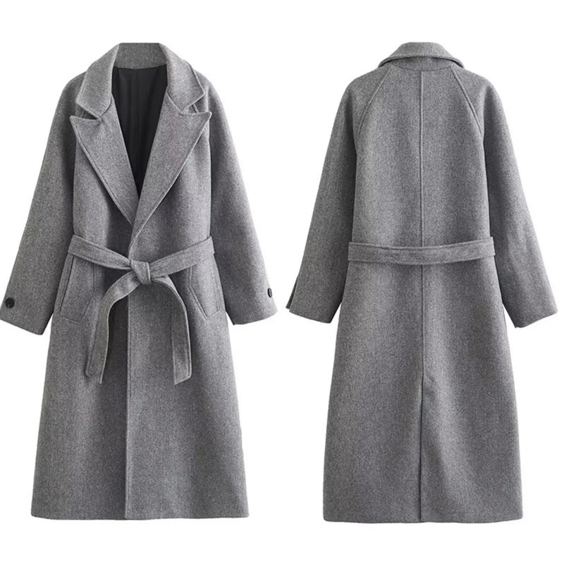 Cappotto con allacciatura