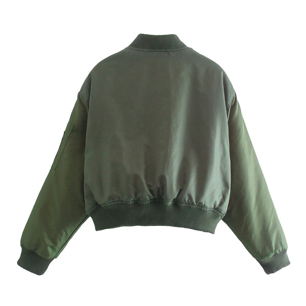 Giacca Bomber Army corta